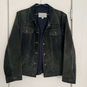 Vintage Suede Leather Jacket